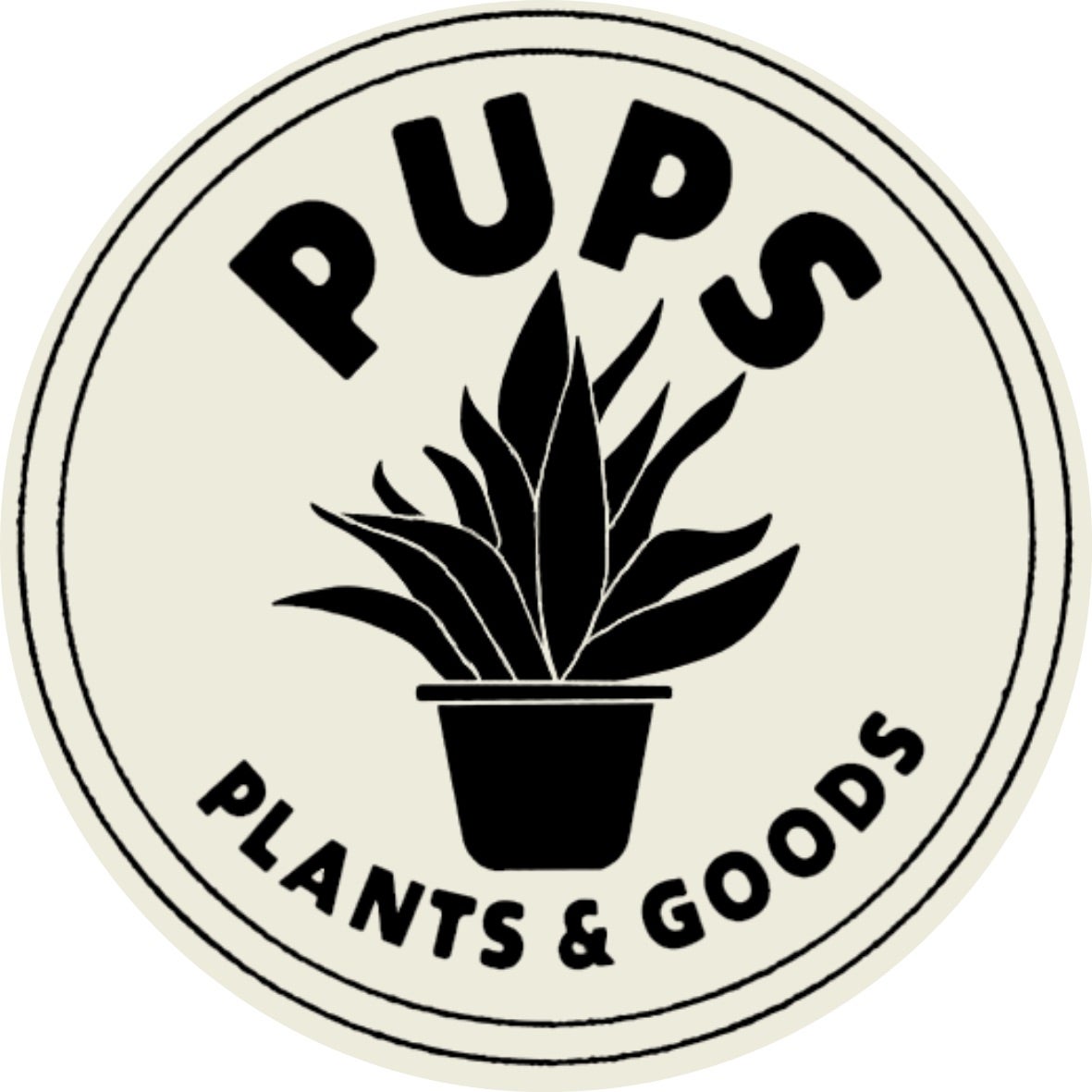 Pups Plants + Goods logo